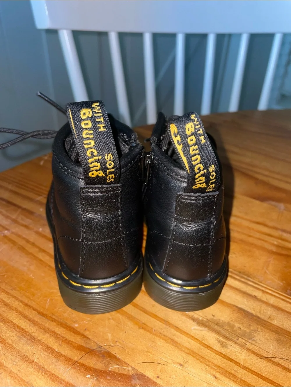Dr. Martens 1460 Softy T Leather Lace-up Boot In Black Baby Size US 5